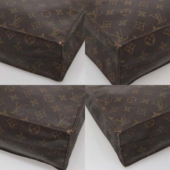 LOUIS VUITTON Monogram Sac Plat Hand Bag M51140 - Picture 10 of 12